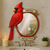 Cardinal Memories Of Someone You Loved - Personalized Shaped Mirror - Memorial Gift