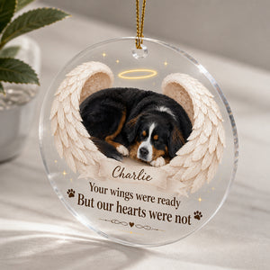 Angel Wings Pet Memorial Photo Ornament - Personalized Transparent Acrylic Ornament 4cb95656-e81c-4809-972f-b223a9f16b52.jpg