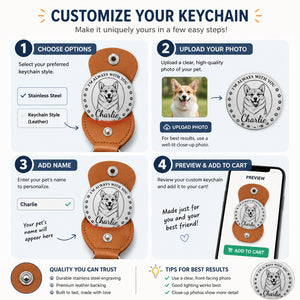 Custom Pet Memorial Coin Keychain – I’m Always With You (Front/Back) - Personalized Stainless Steel Keychain 4cbcd255-5c4f-4e25-b5f4-5734afb98d58.jpg
