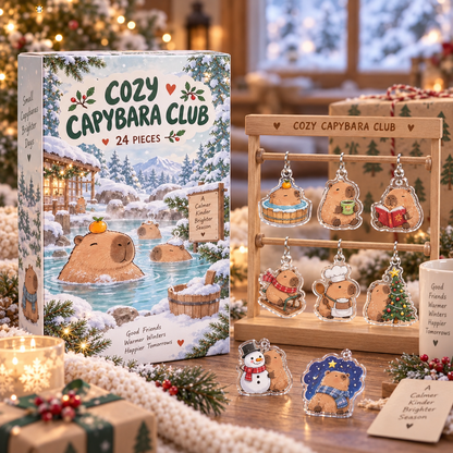 Capybara Advent Calendar, 24 Acrylic Hanging Tokens, Cozy Animal Christmas Countdown Gift for Capybara Lovers 4ccdf962-782c-48b0-a8d3-f189e268894e-8f78fd27-905e-4226-8f3a-a05159fca318.png