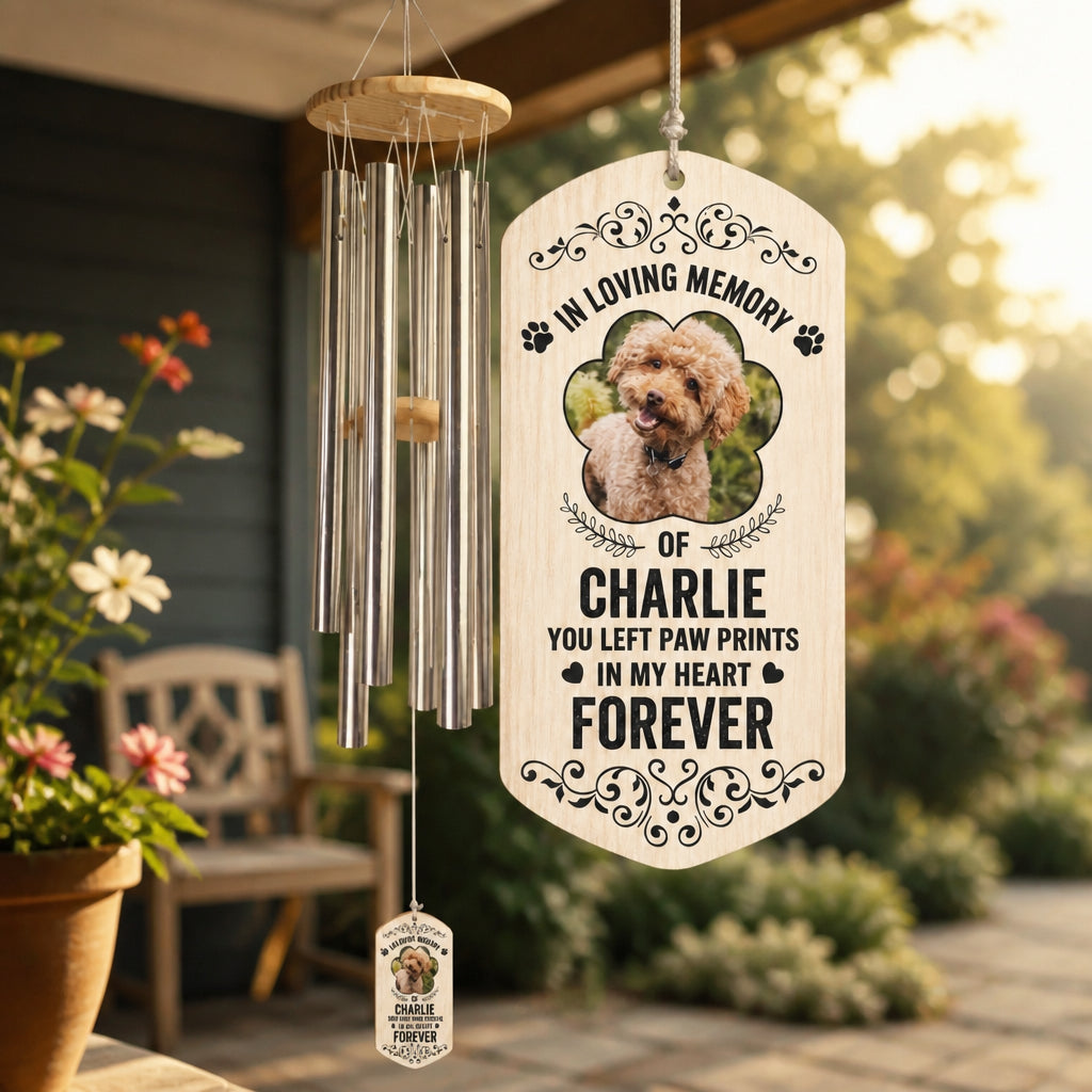 Pet Memorial Wind Chime – Forever In My Heart Photo - Personalized Windchime 4d193582-cc41-452b-905b-02f5d16d31af.jpg