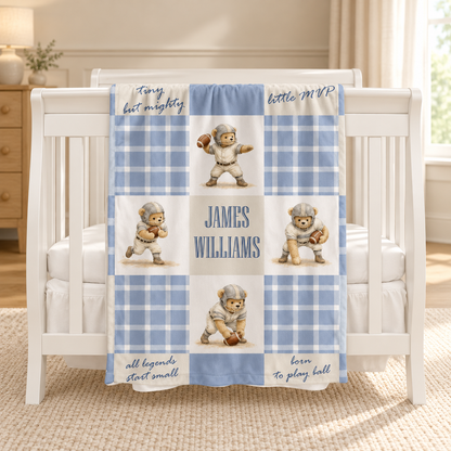 Personalized Football Baby Blanket, Teddy Bear Sports Nursery Decor, Soft Baby Boy Name Blanket, Custom Newborn Boy Gift, Football Nursery 4d1a4281-51b8-49b9-9906-578e06d56b62-43485141-70af-4b89-bf8e-d3438f9e47ab.png