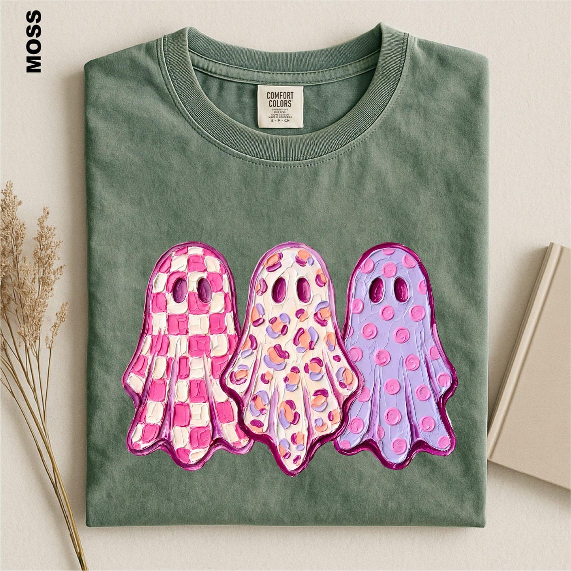 Halloween Ghost Shirt, Cute Pink Ghost Tee, Comfort Colors Spooky Season T-shirt, Tis The Season Sweatshirt, Cozy Fall Halloween Graphic Top 4d1e68db-980e-4b3c-ac55-47a352729a05-4.jpg