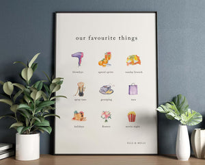 Personalised Our Favourite Things Print, Engagement present, Anniversary Print, Couples Gift, Valentines Present, Paper Anniversary 4d2d9cd4-fe2e-46b9-b26d-50a3047e8bb1-dfggfghfh-4-.jpg