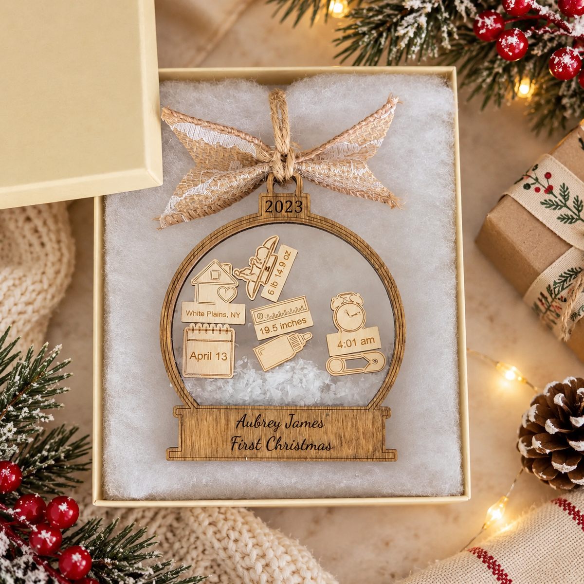 Baby's First Christmas Ornament: Snow Globe Keepsake - 4D Shaker Ornament - Gift For Baby 4d39adb6-511b-48c5-a90a-05df2350e90d-ChatGPT-Image-10_02_56-12-thg-9-2026.png