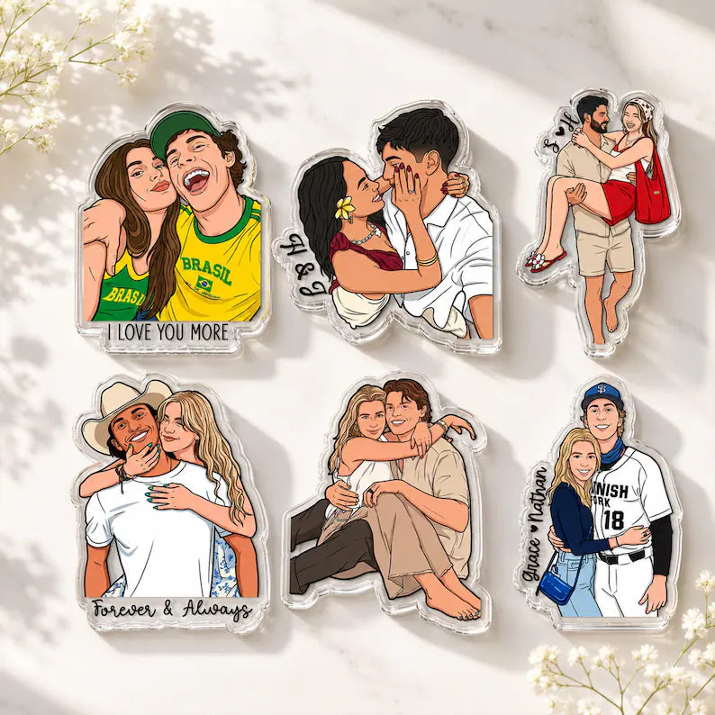Personalized Portrait From Couples Photo Fridge Magnet, Custom Photo Couples Magnet, Anniversary Gift For Him, Her, Gift For Boyfriend 4d6644c7-d767-4e3c-92bb-a5f4aff9a4d3-il_794xN.8190277833_sjxu.webp