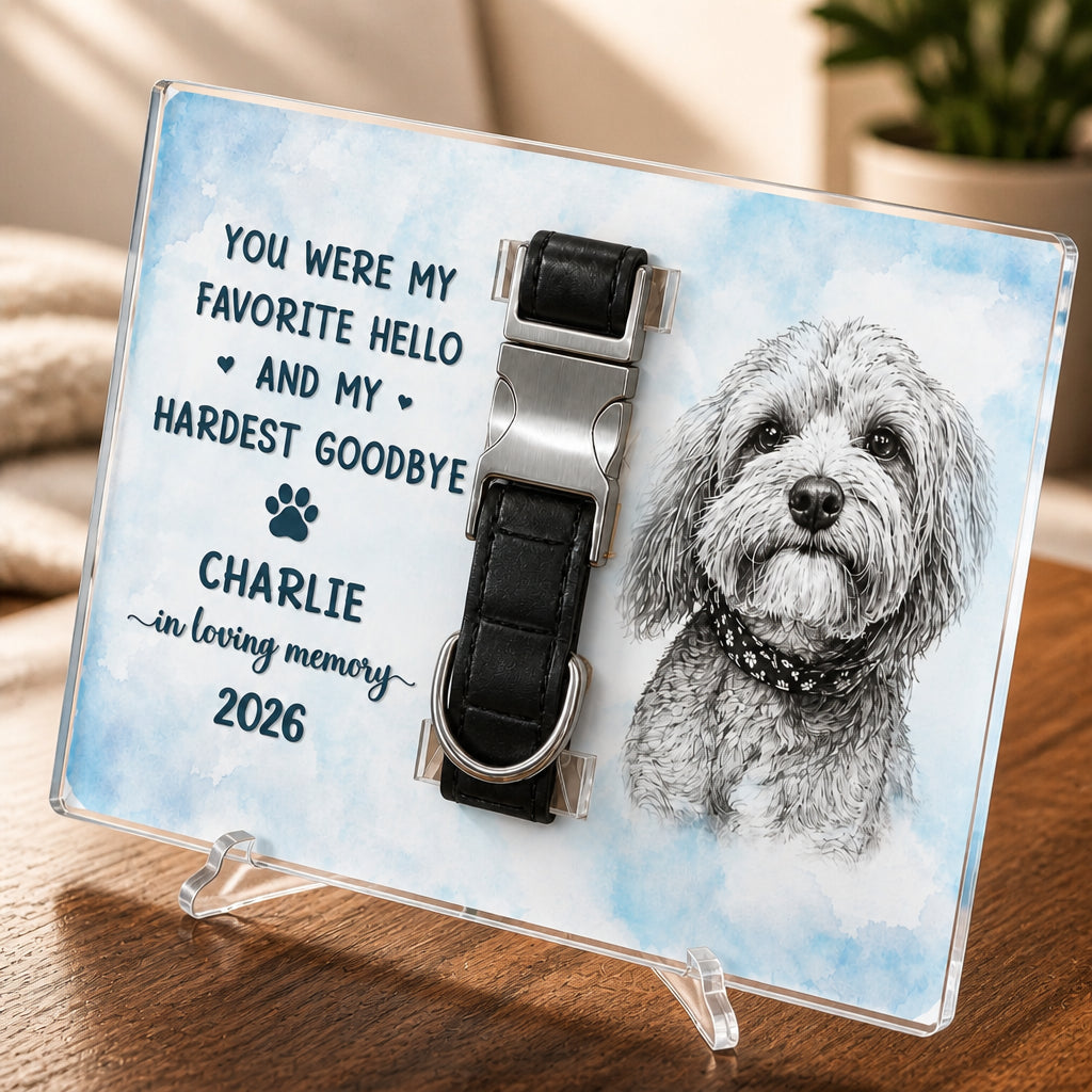 Custom Pet Memorial Acrylic Plaque – Photo-to-Sketch Portrait - Personalized Acrylic Plaque 4d864b97-c74c-4bce-b5ef-24bcc22a465e.jpg