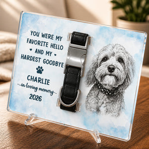 Custom Pet Memorial Acrylic Plaque – Photo-to-Sketch Portrait - Personalized Acrylic Plaque 4d864b97-c74c-4bce-b5ef-24bcc22a465e.jpg