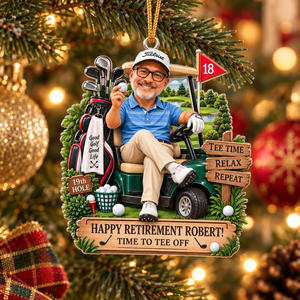Personalized Golf Retirement Ornament, Custom Photo Golfer Gift, Happy Retirement Keepsake, 19th Hole Golf Christmas Ornament 4d8e14bf-3780-4041-acf1-75e4d0ab57f7-Retirement-Tee-Time-Christmas-Ornament-Image-Sep-17-2026-03_15_26-PM-1-.png