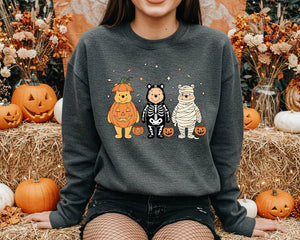Pooh Halloween Sweatshirt, Cute Bear Costume Crewneck, Pumpkin Skeleton Mummy Shirt, Spooky Season Pullover, Fall Outfit Gift 4db09b41-bd6c-4e41-8dc9-ae2064fc964b-tr-ttr-2-.webp