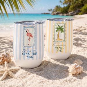 Custom Vacation Tumbler - Personalized Name - Matching Beach Vacation - Spring Break - Bachelorette Girls Trip Tumbler 10oz 4dd3a473-121d-4167-83e7-d711bd657c23-banner-1.png