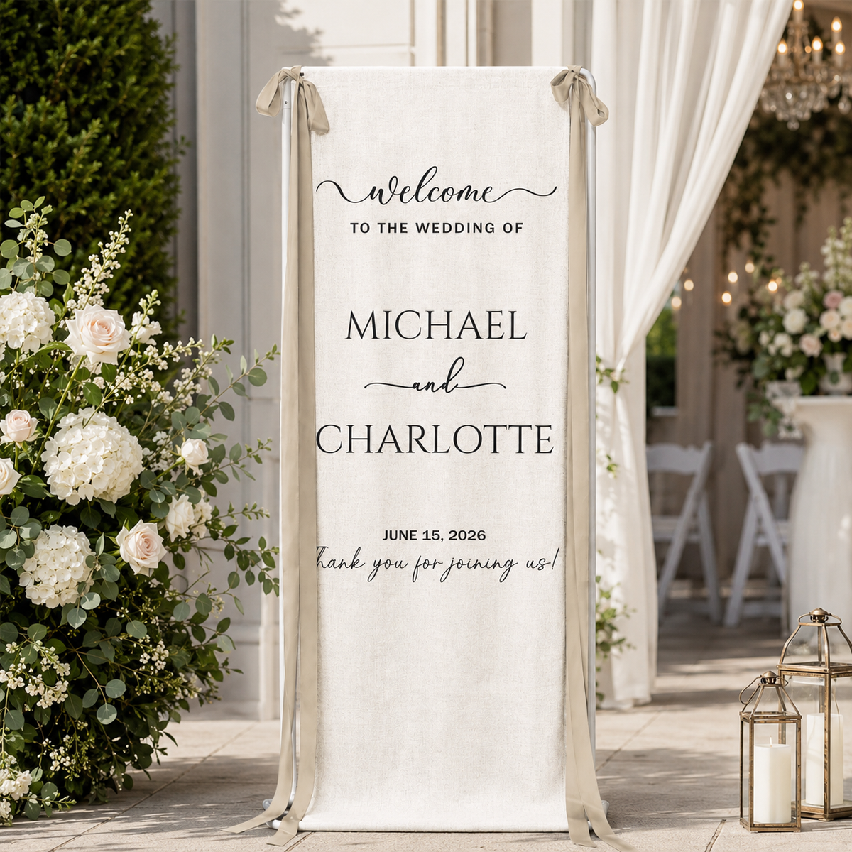 Minimalist Wedding Sign Wedding Decorations & Favors - Personalized Welcome Sign - Wedding Decoration 4de62b0e-911c-48bc-9180-6417e14c376c-banner-1.png