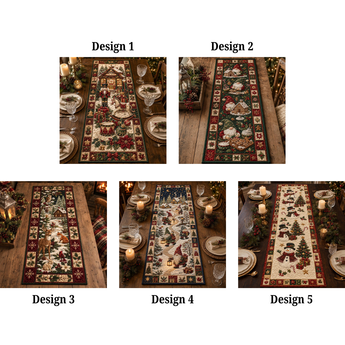 Christmas Quilted Table Runner, Holiday Winter Dining Table Decor, Festive Winter Table Centerpiece, Festive Farmhouse XmasHome Decoration 4e04b879-0b60-49cb-b2ea-4a61803d2cc3-option.png