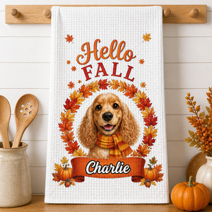 Hello Fall Dog Name Kitchen Towel - Personalized Kitchen Towel 4e1dbfa2-b2eb-4252-b5d7-dde533065829.png