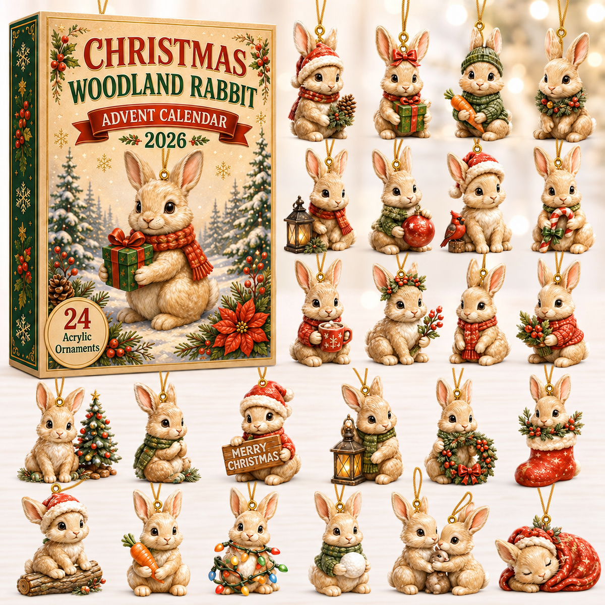 Christmas Woodland Rabbit Advent Calendar 2026 - 24-Day Festive Countdown, Acrylic Charms Blind Box - Gift For Woodland Lovers, Family & Friends 4e212514-a6d2-42f6-bba7-0f25bb2ca33d-woodland-rabbit-box-charms.png