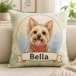 Custom Pet Portrait Stripe-Free Pillow – Photo Upload & Name - Personalized Pillow 4e3374a8-734c-4548-a4a1-925099aac86a.png