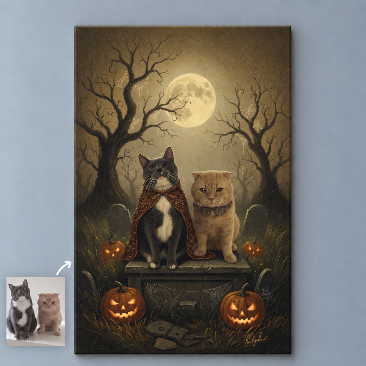 Custom Cat Portrait – Gothic Cat Wall Art, Spooky Halloween Pet Portrait, Dark Academia Cat Poster, Haunted House Canvas 4e4420ae-475e-4baa-96e8-db9e8b265abb-M-o-m-ng-m-d-i-nh-tr-ng.png