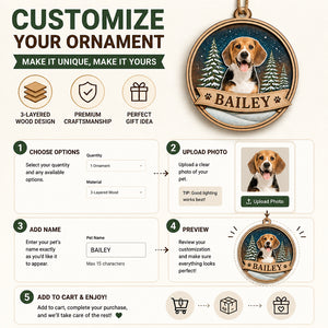 Custom Pet Photo Winter Woods 3‑Layer Wood Ornament - Personalized 3-Layered Wood Ornament 4e4cd1ca-1969-43ef-9719-733047229093.jpg