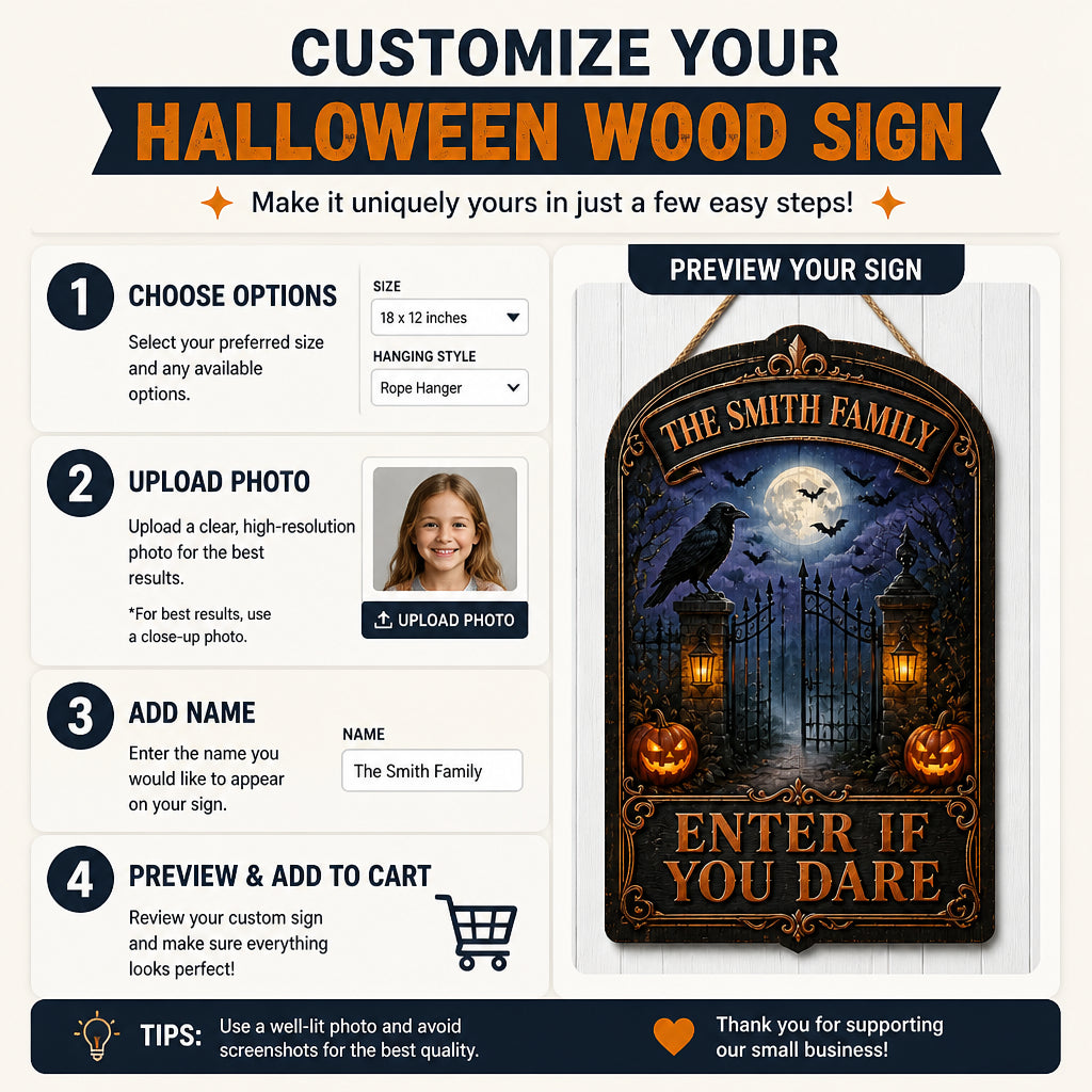 Enter If You Dare Personalized Family Wood Sign - Personalized Wood Sign 4e51ce05-78bd-4f81-9538-2f38e24ec2a1.jpg