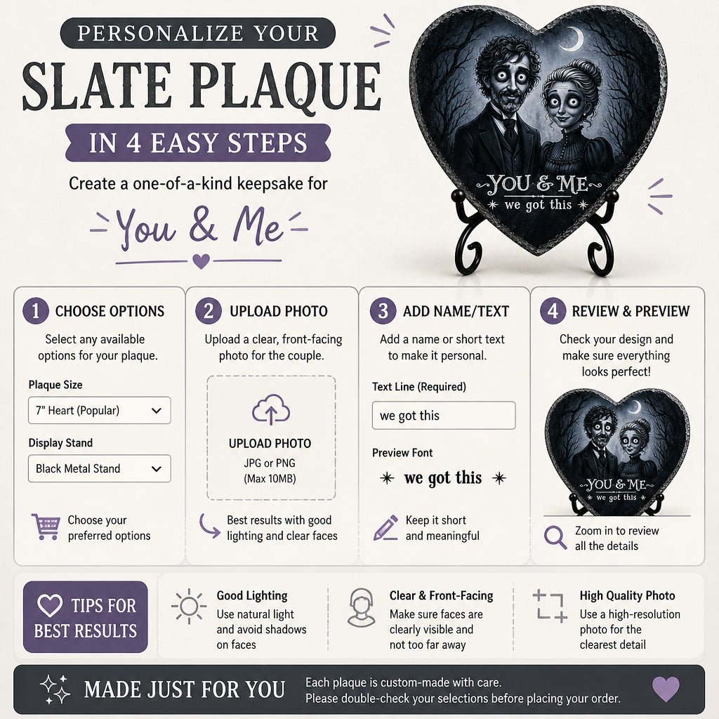 You & Me — Gothic Couple Portrait Slate Heart (Custom Photo) - Personalized Slate Plaque 4e62441b-d85d-434f-a202-6c1ba6ab9f03.jpg