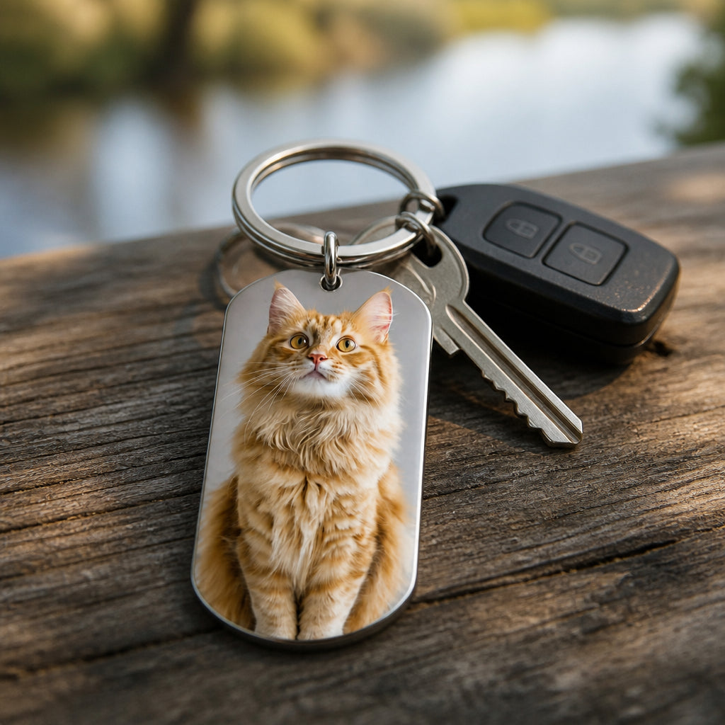 Pet Memorial Photo Keychain – “Don’t Cry For Me, I’m OK” – Custom Photo & Name - Personalized Stainless Steel Keychain 4e828b05-2de4-4303-b41d-d1fb1185c212.jpg