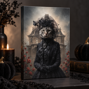 Personalized Halloween Pet Portrait with Pumpkin Cape – Custom Pet Canvas, Poster or Digital File Gift 4e86e40d-045a-4b0d-b499-b56e71ef226c-7.png