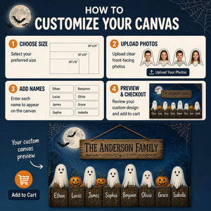Halloween Ghost Family Canvas - Personalized Surname & Up To 8 Names - Personalized Canvas 4e8ee898-4fbd-466f-9084-f0422b1e678e.jpg