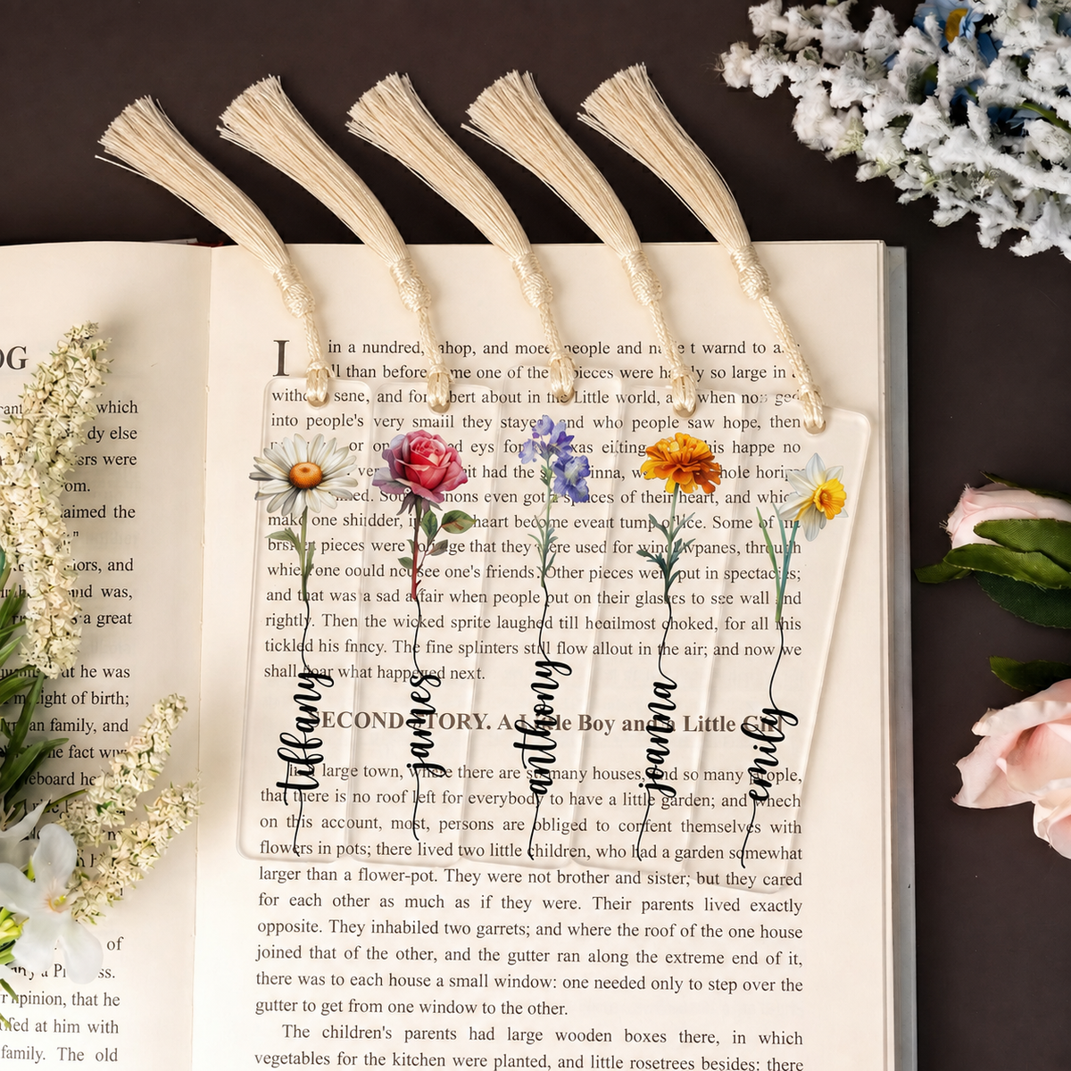 Personalized Birth Month Flower Bookmark, Floral Bookmark for Women, Bookmark Gift, Bridesmaid Proposal Gift, Birthday Gifts for Her 4e902ea5-e37d-4721-a0a9-bbe322c224db-banner-4.png