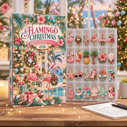 Flamingo Christmas Advent Calendar 2026, 24 Day Tropical Holiday Countdown, Pink Flamingo Ornaments, Beach Lover Gift, Coastal Xmas Decor 4ea5f50f-6180-4fd9-ac71-08714bc55278-il_1588xN.8603350302_9wzm.jpg