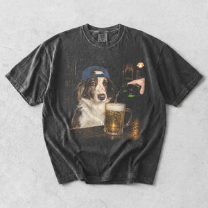 Comfort Colors Funny Custom Dog Drinking Beer Shirt, Silly Sarcastic Personalized Photo Novelty Meme Graphic Tee, Funny Dog Gift Men Women 4ea7c213-6298-436a-a726-626fd06cd6fe-xxpfpksdogfoiews-3-.webp