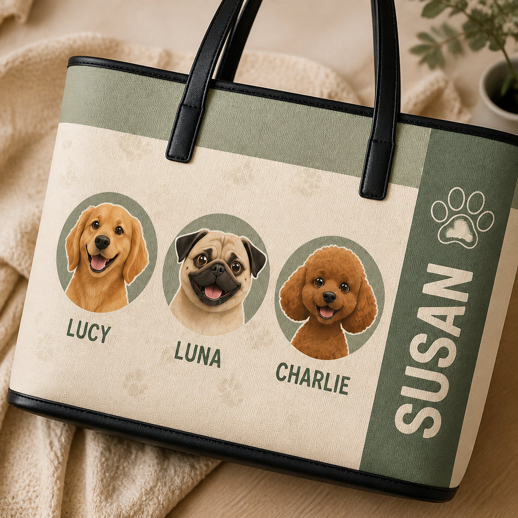 Custom 3‑Pet Portrait AOP Tote – Owner Name & Paw Motif - Personalized AOP Tote 4eb7f1d2-644b-4742-81be-bee85fd833e6.jpg