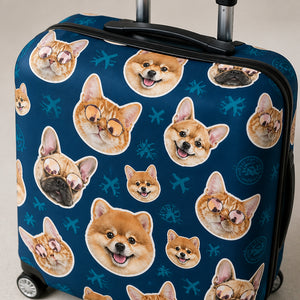 Custom Pet Face Luggage Cover – Travel Sticker Pattern - Personalized Luggage Cover 4eb842cc-1a96-455d-8c19-55d666634e22.jpg