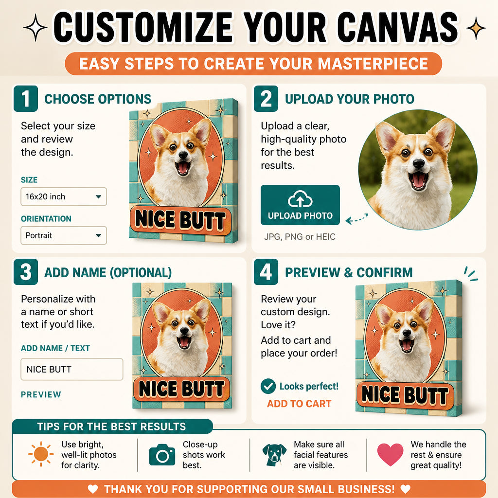 Nice Butt Custom Pet Portrait Canvas – Pop Art Bathroom Print - Personalized Canvas 4ebe2d2a-ddac-4c6e-aa97-010dc4f0c5e0.jpg