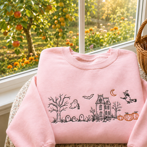 Embroidered Haunted Manor Sweatshirt, Vintage Halloween Crewneck, Gothic Autumn Pullover 4ed0fc4f-0615-4e7a-8ae7-8851ddbd6d7d-f619189e-d694-46f1-bfc3-afb5c8e01e30.png