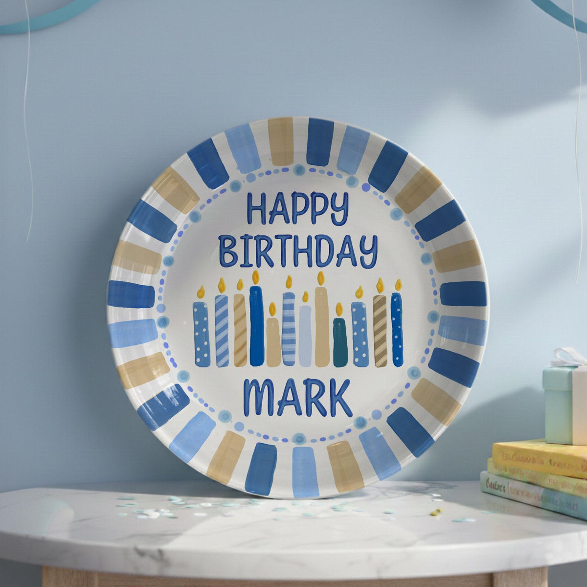 Personalized Birthday Plate with Name, Custom Happy Birthday Keepsake Plate for Kids, Ceramic Birthday Dish Gift, Baby Birthday Plate Decor 4ee5f68f-dcc2-421d-8b92-dd20d7d3cd1b-7.jpg
