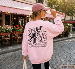 Custom Future Mrs Sweatshirt, Officially Boo'ed Up Hoodie, Spooky Newly Engagement Gift, Halloween Fiancee Apparel, Skeleton Hand Ring 4ef05656-15b9-4a60-ae4f-a28c0f72d62e-gfgfh-7-.webp