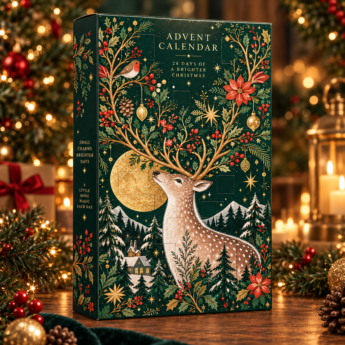 King Of The Forest Traditional Advent Calendar With 24 Acrylic Charm– 24-Day Christmas Countdown, No Chocolate 4f41486c-8e4f-473d-9716-6a9456a725ec-t3.png