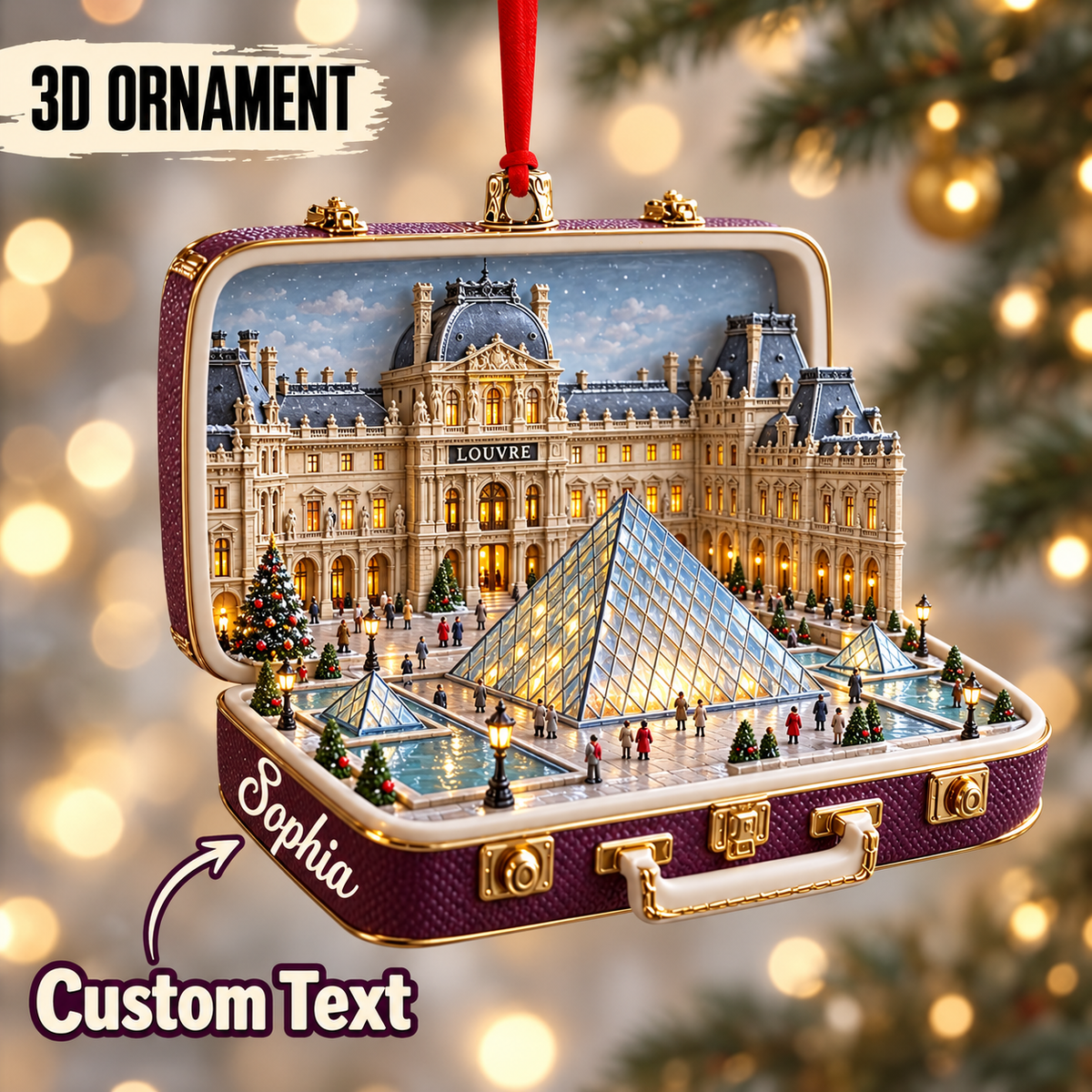 Personalized Louvre Pyramid Suitcase Christmas Ornament – Paris Travel Souvenir & Gift for Paris Lovers 4f570850-9fb6-47a3-abfa-311ddc2ed3b1-Personalized-Louvre-Pyramid-Suitcase-Ornament.png