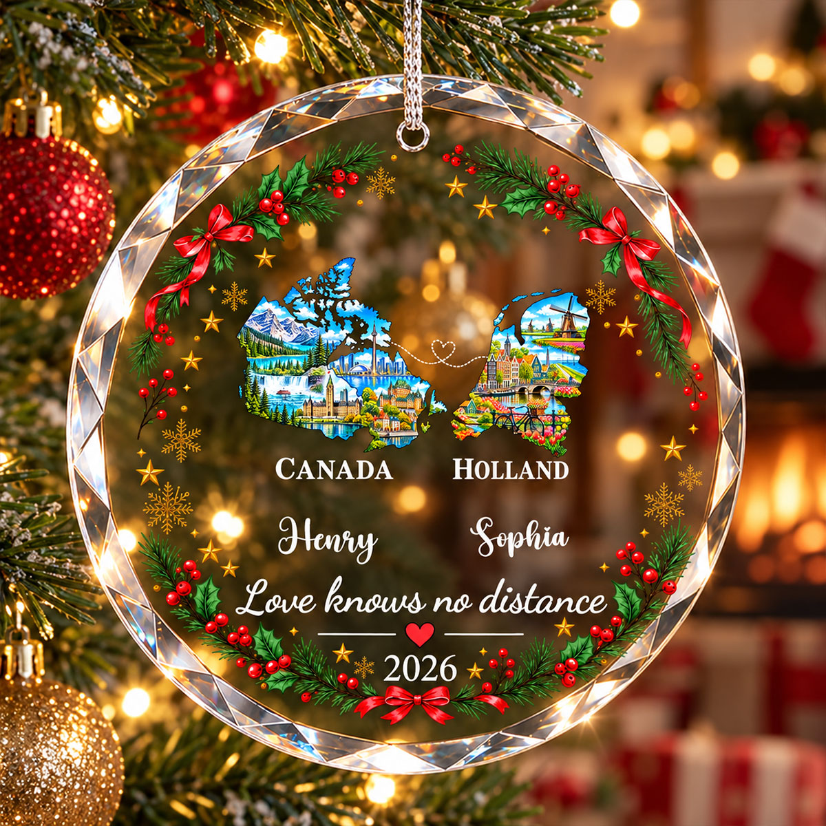 Love Knows No Distance State Map - Personalized Glass Ornament - Christmas Gift For Long Distance Couples, Boyfriend, Girlfriend, Husband, Wife 4f5c242c-b69d-4ed9-90f5-bb619cc43699-1-6-.jpg