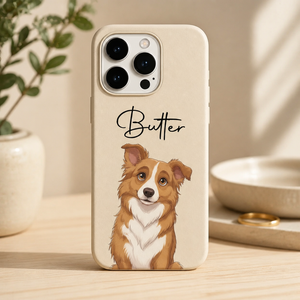 Custom Pet Portrait Phone Case – Upload Photo + Name (Cartoon Style) - Personalized Phonecase 4f64b0fa-ac38-47c7-92ae-a05693654782.png