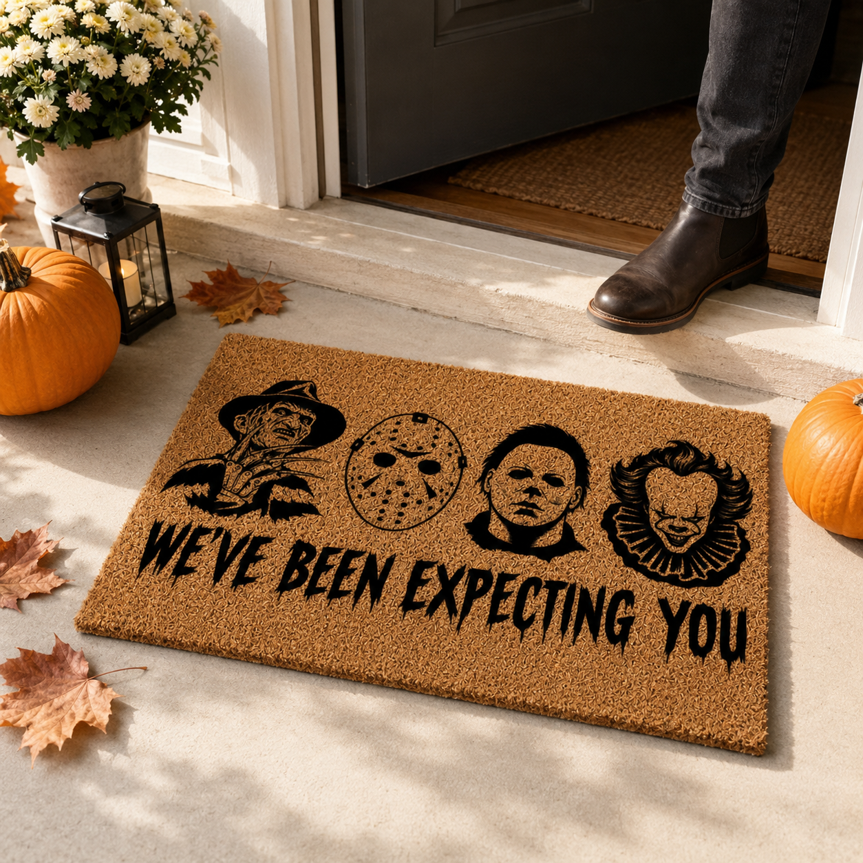 Horror Movie Doormat, Halloween Welcome Mat, Scary Front Door Mat, Spooky Porch Decor, Horror Fan Gift, Haunted House Entryway 4f722e91-aaf8-4e3b-8403-767b908d28c1-banner-1.png