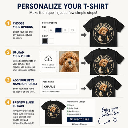 Custom Pet Portrait Varsity Badge Name Tee - Personalized T-shirt 4f825aea-7e89-4f29-8cc2-95775c55a724.jpg