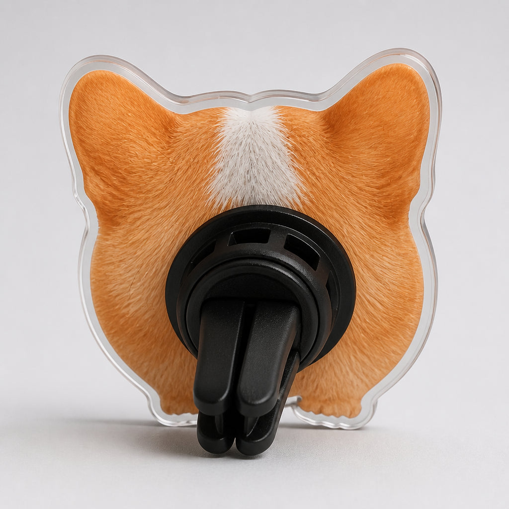 Smiling Corgi Car Vent Clip – Cute Dog Badge - Car Vent Clip 4f88616d-d81d-4a0c-8d36-40285f8bf767.jpg