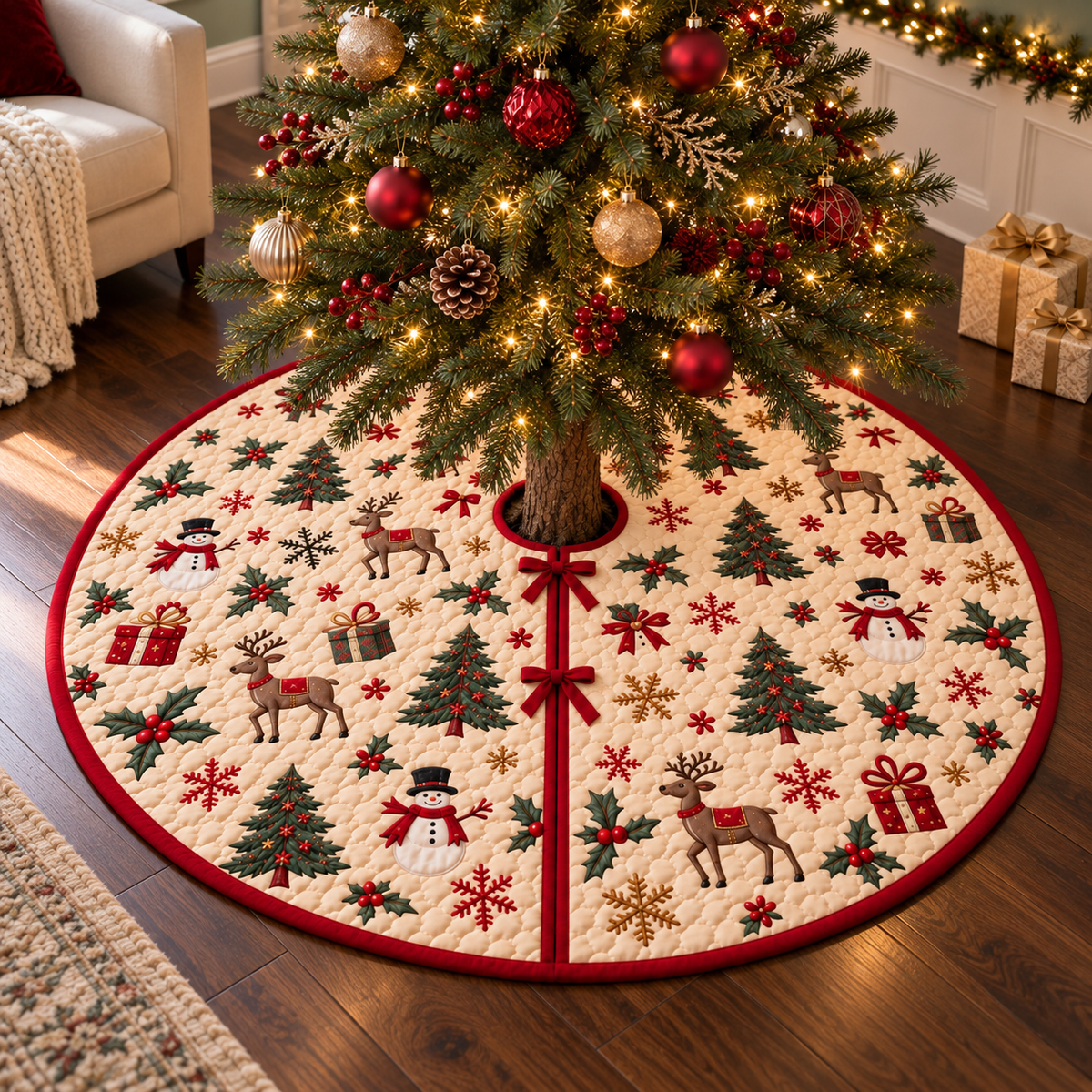 Vintage Nutcracker Quilted Christmas Tree Skirt, Festive Holiday Floor Mat 4fb411f6-c7e1-4350-91ea-4830c920f0c6-banner-1.png
