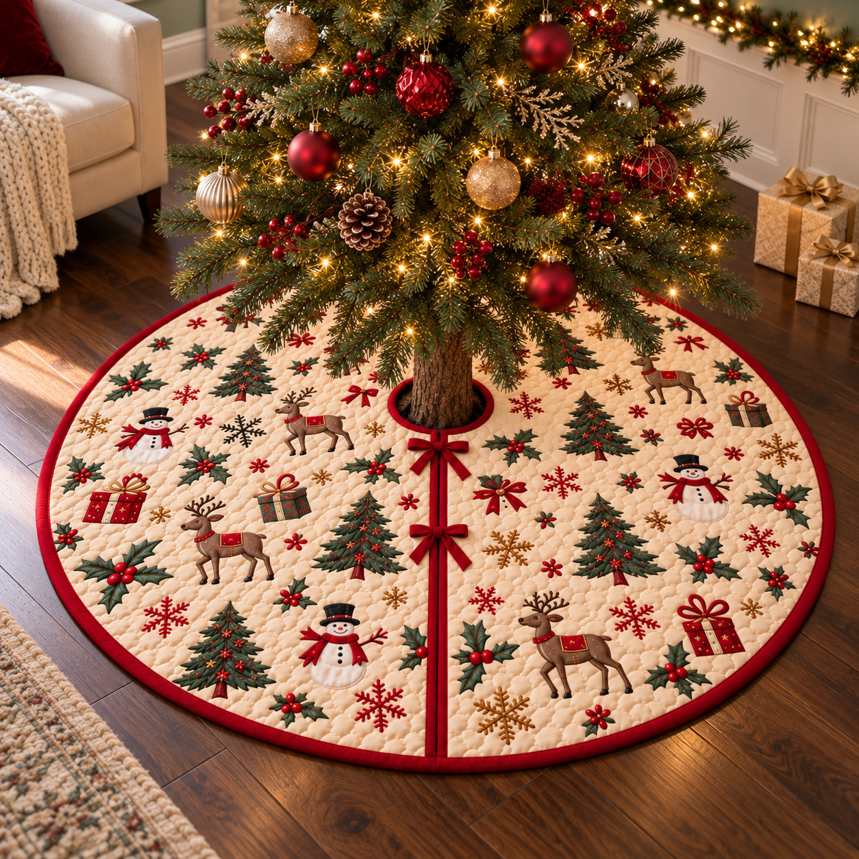 Vintage Nutcracker Quilted Christmas Tree Skirt, Festive Holiday Floor Mat 4fb411f6-c7e1-4350-91ea-4830c920f0c6-banner-1.png