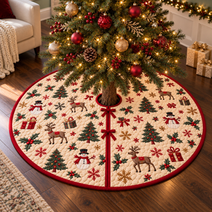 Vintage Nutcracker Quilted Christmas Tree Skirt, Festive Holiday Floor Mat 4fb411f6-c7e1-4350-91ea-4830c920f0c6-banner-1.png