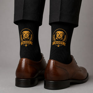 Personalized Dog Name Dress Socks – Gold Crest - Personalized Socks - All over printed 4fbc3437-db6b-4878-8bd8-fecef9ab3e2e.jpg