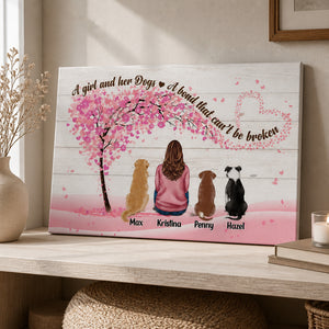 A Girl And Her Dogs – Blossom Heart Custom Portrait Canvas - Personalized Canvas 4fd69246-94d3-4377-b097-604cfe6cd014.jpg