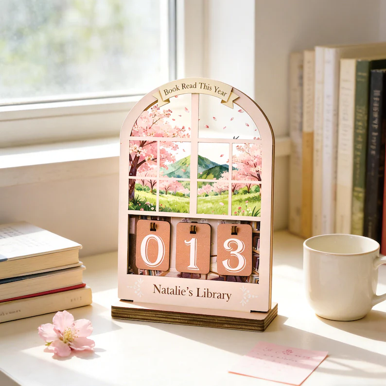 Personalized Wooden Reading Tracker, Custom Name Books Read Counter, 4-Season Book Lover Desk Decor 4fdb3f0b-1f65-4779-87e5-3fc0e294e5c2-bn2_converted.png