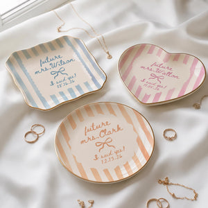 Custom Engagement Gift for Friends Besties, Future Mrs Jewelry Tray, Personalized Ceramic Ring Dish, Bridal Shower, Engaged Couple Newlywed 4ff0d1f2-4592-49ec-9443-44c2daacbd2a-banner-7.jpg